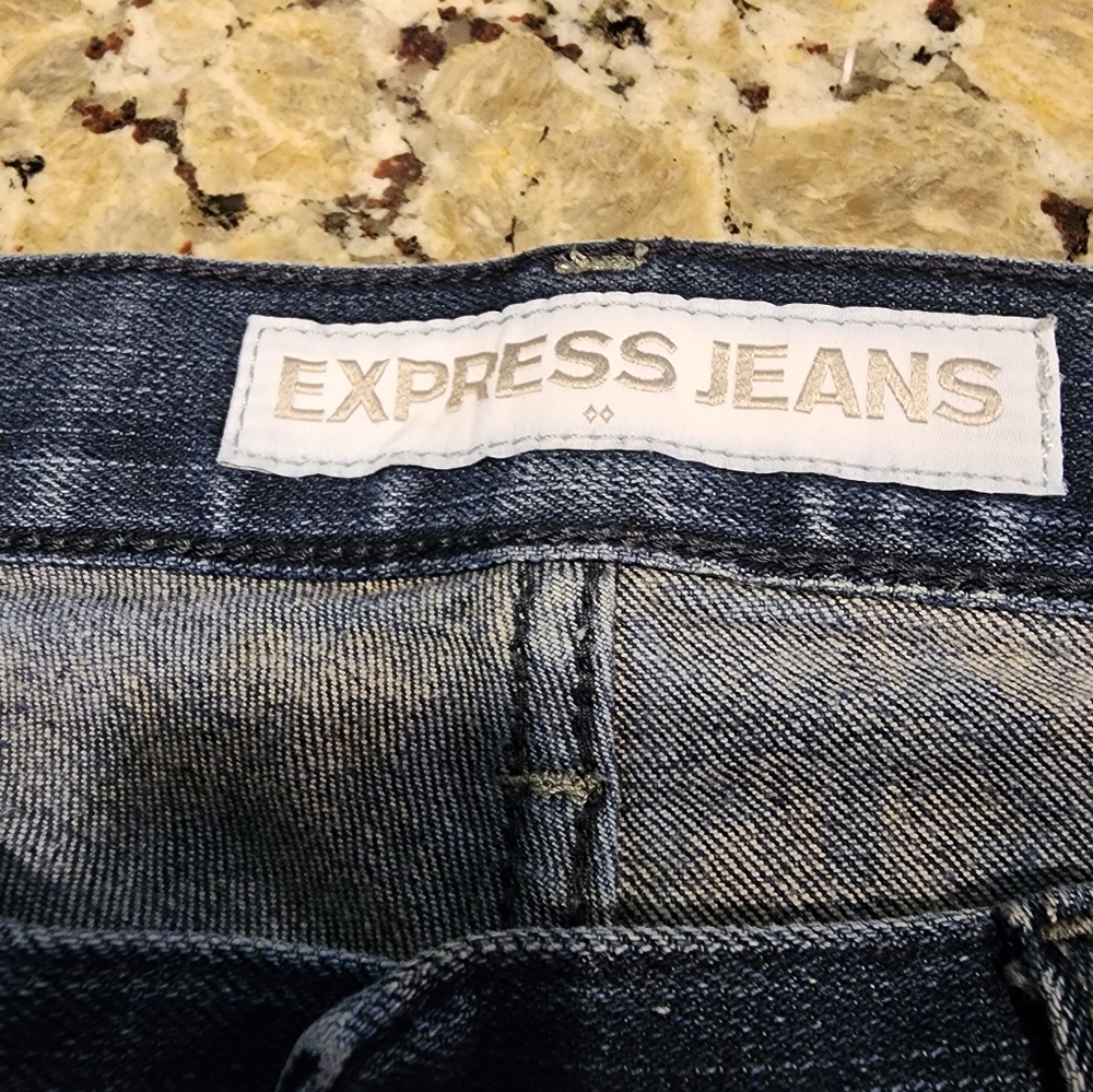 Express Dark Hyperwash Jeans 32X32